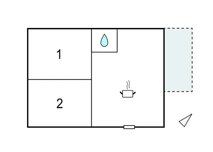 Appartement 2 Bedroom Beautiful In *